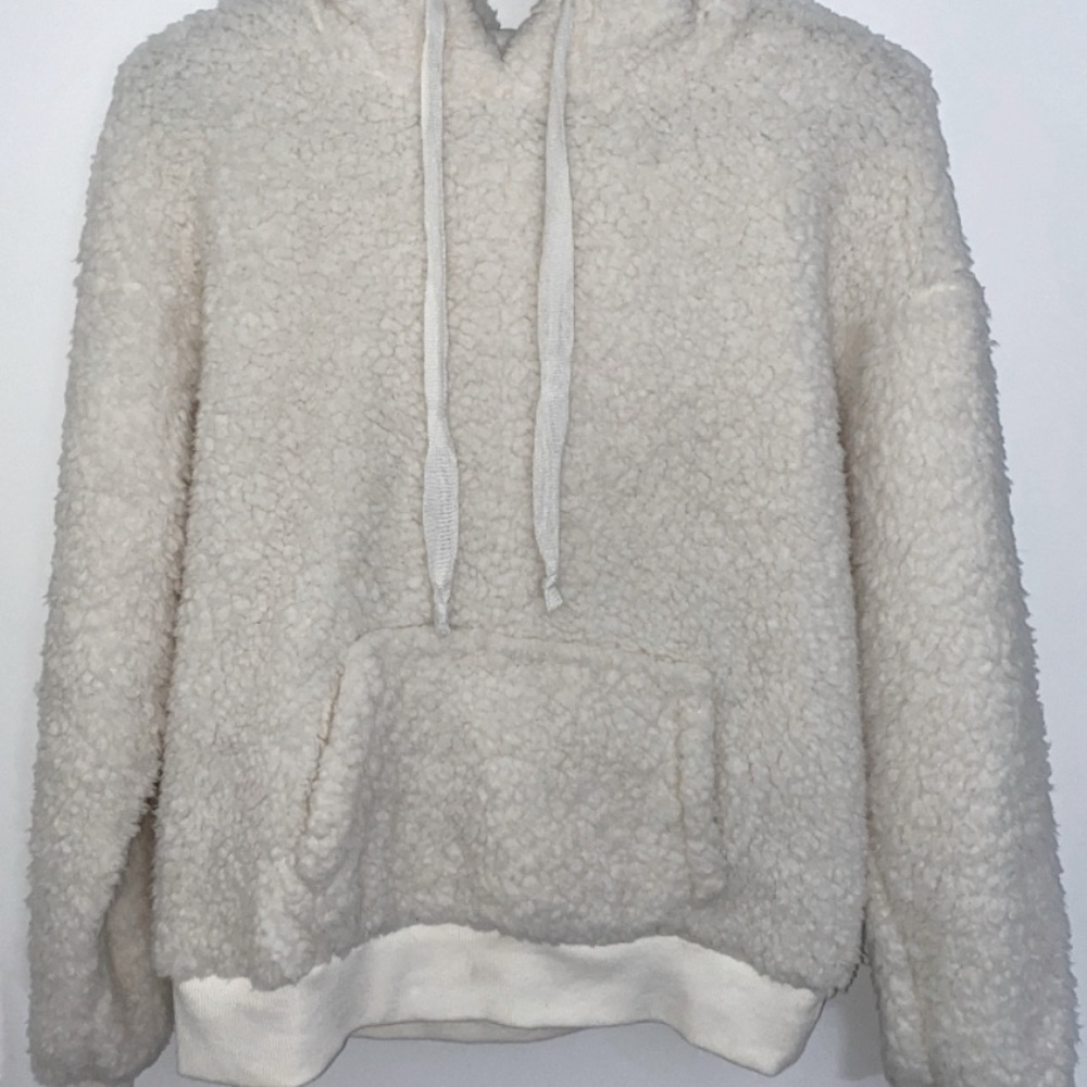 Cream Pullover Hoodie
